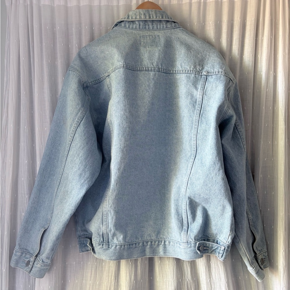 vintage 1990s Pepsi "Nothing Else Is A Pepsi" light blue denim trucker jacket - Picture 6 of 8